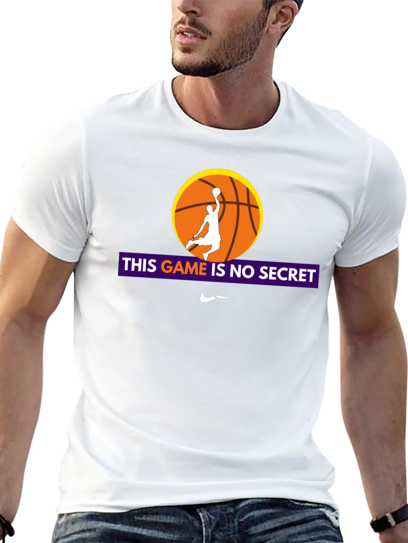 Basketball Graphic Tee - This Game is No Secret