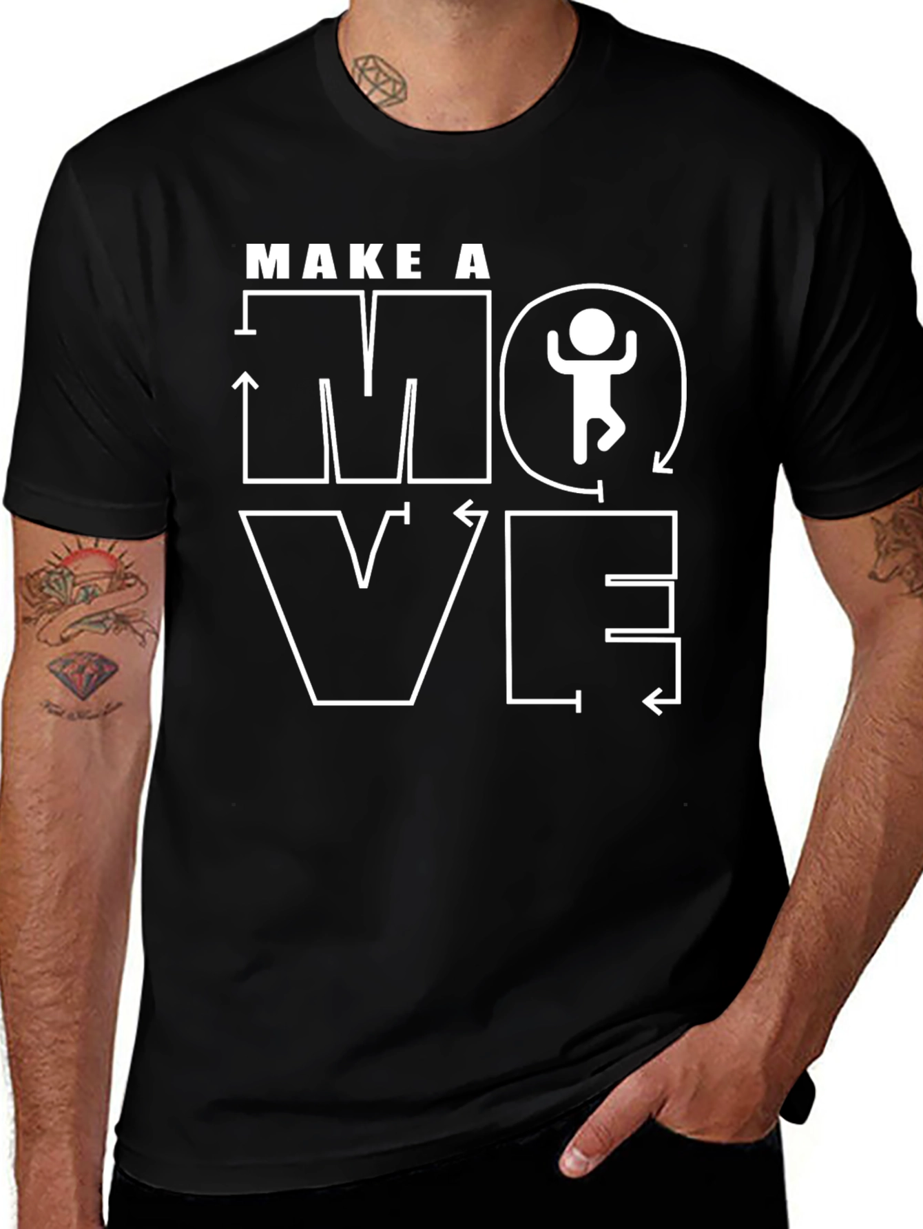 Make a Move Graphic T-Shirt
