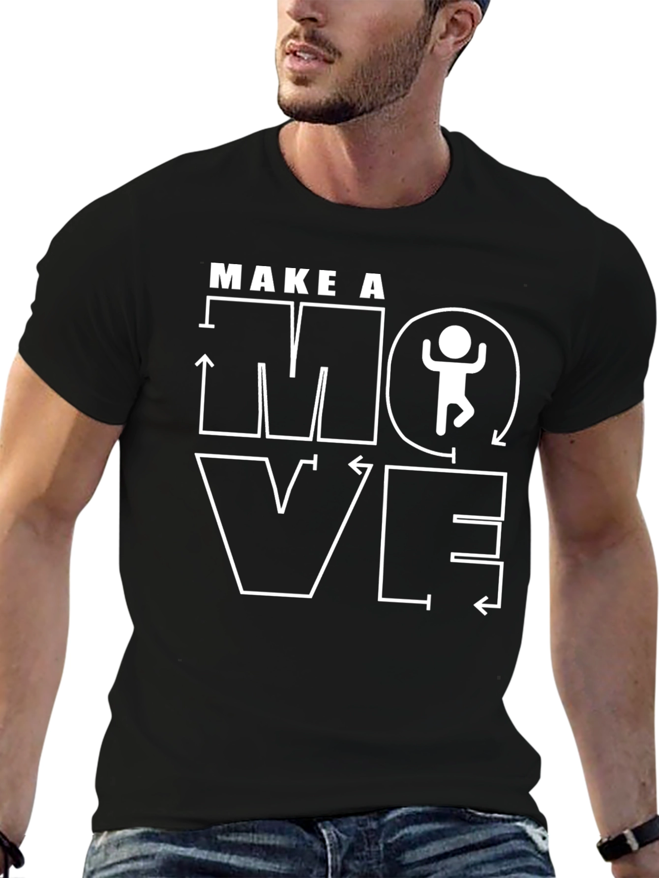 Make a Move Graphic T-Shirt
