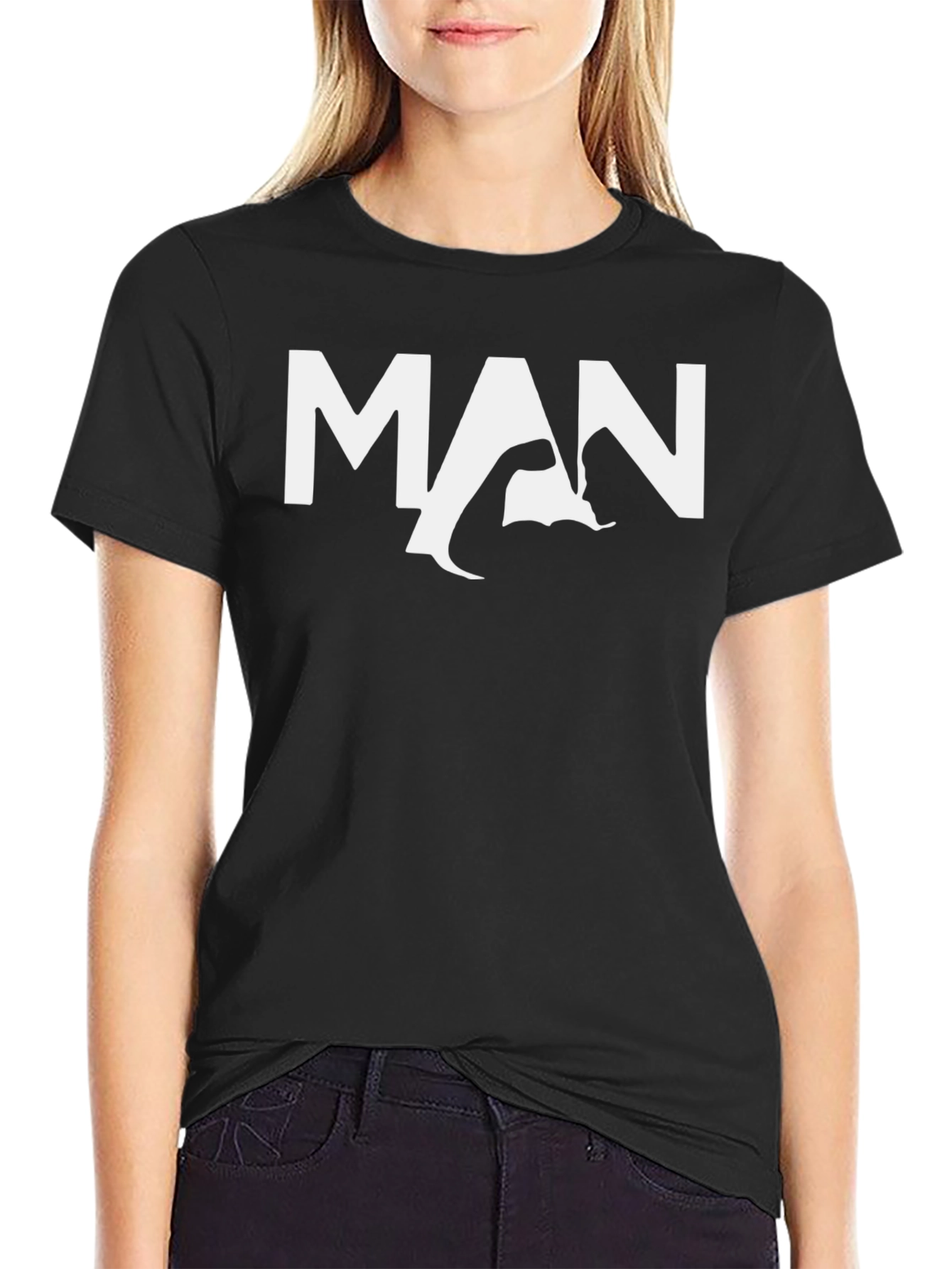 Man Power Muscle T-Shirt - Black