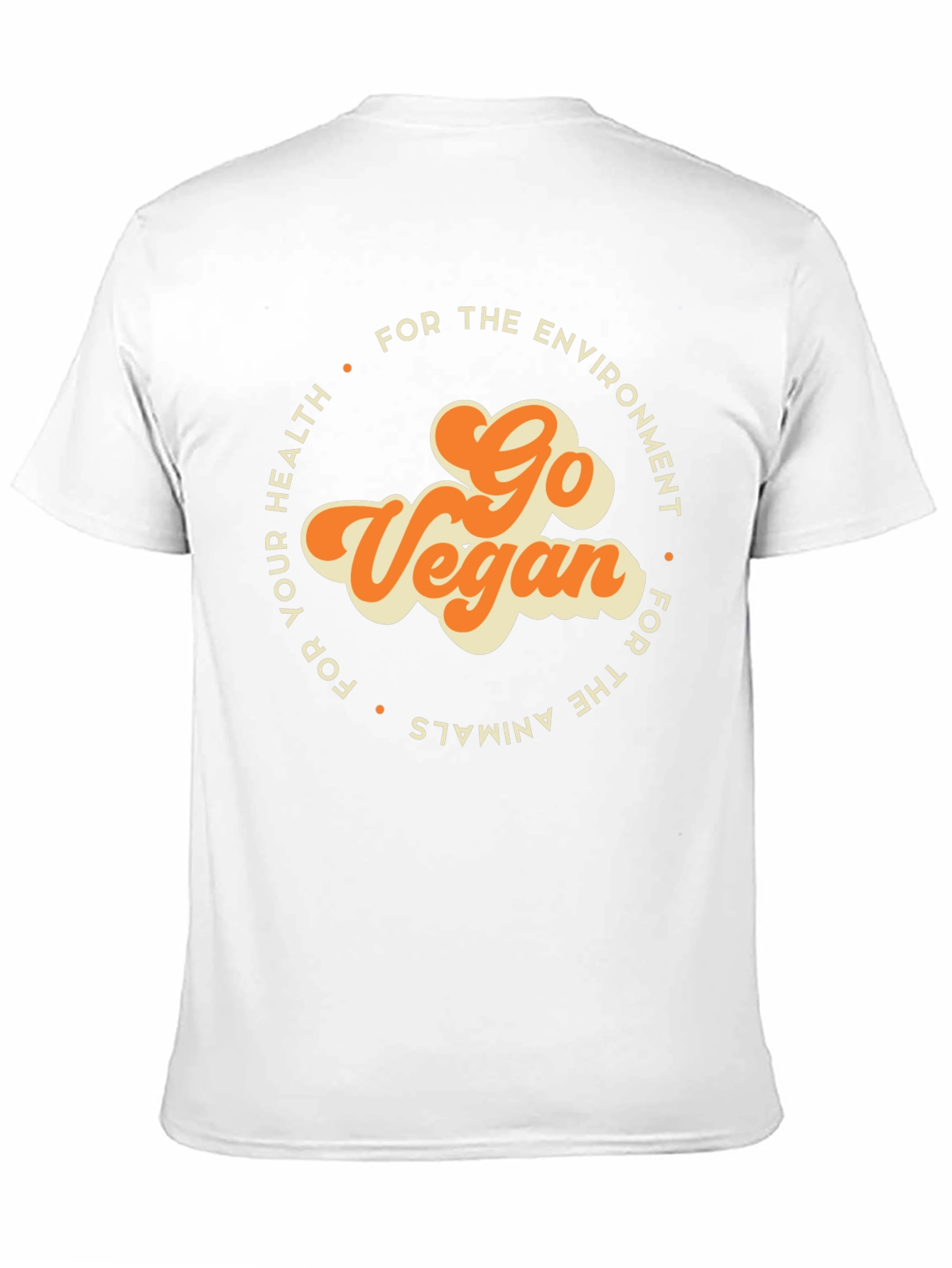Go Vegan Graphic Tee - Environment Health Animals