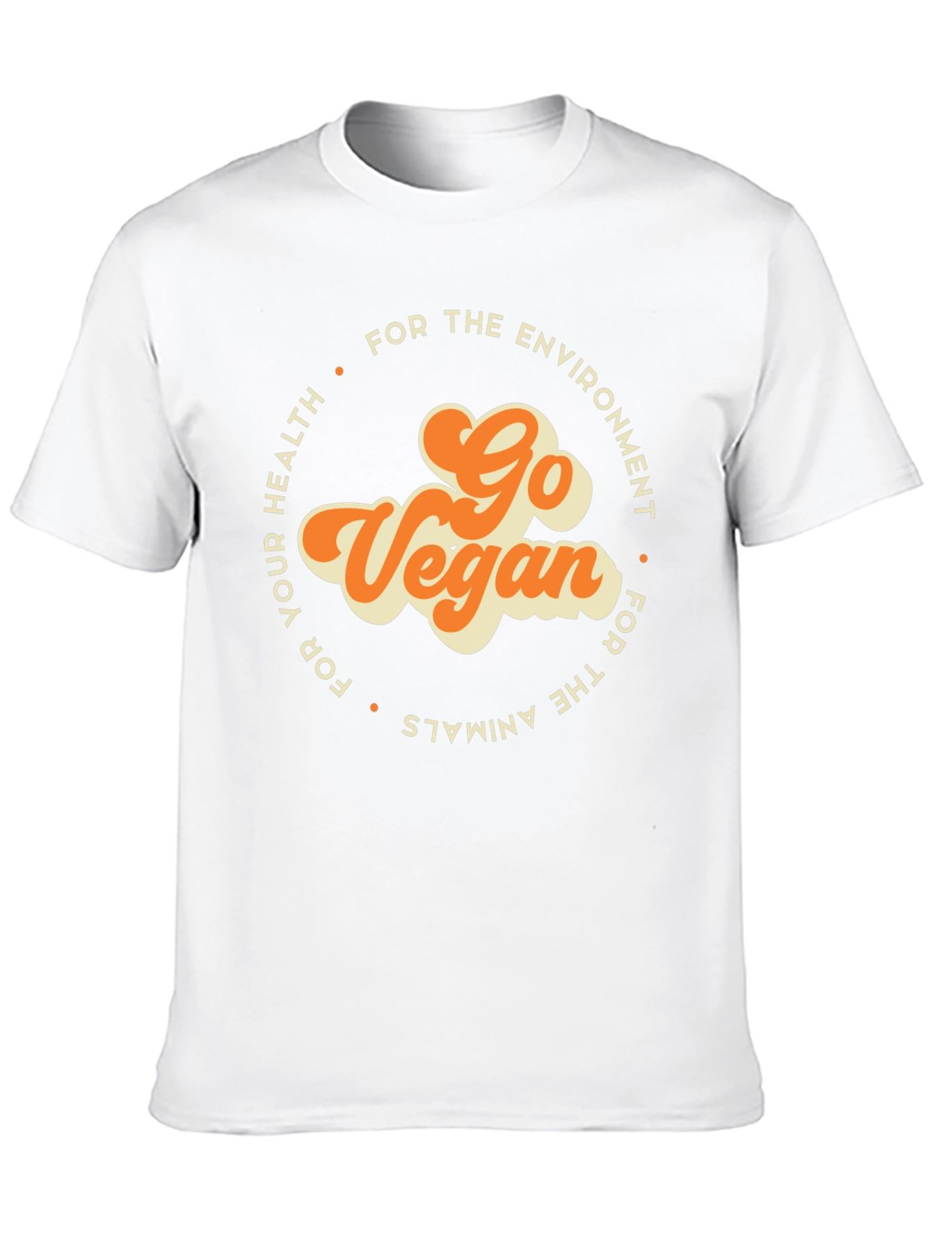 Go Vegan Graphic Tee - Environment Health Animals