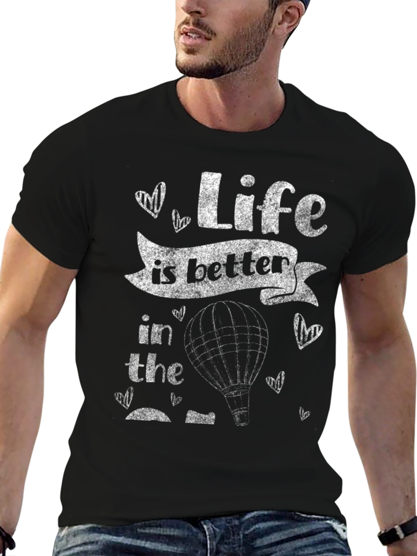 Life is Better in the Air Balloon Graphic Tee