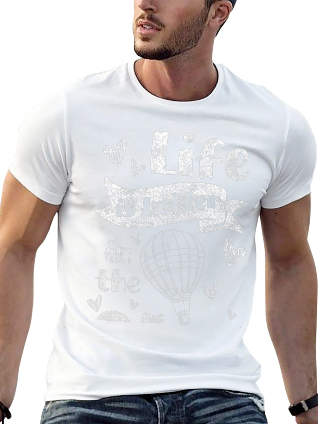 Life is Better in the Air Balloon Graphic Tee