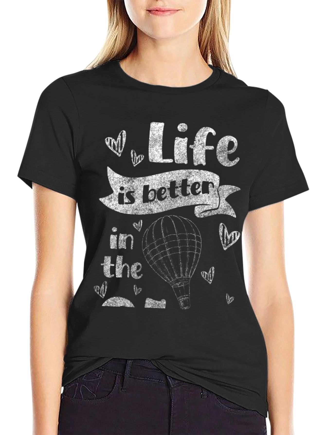 Life is Better in the Air Balloon Graphic Tee