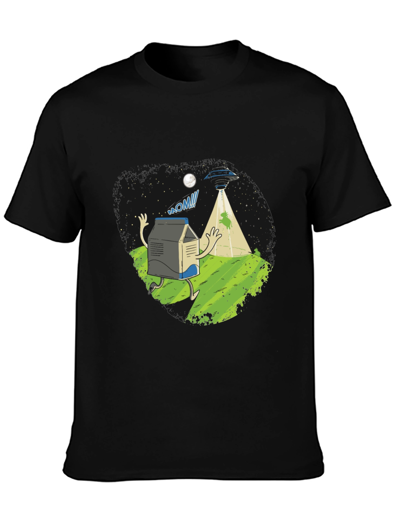 Alien Abduction Milk Carton T-Shirt