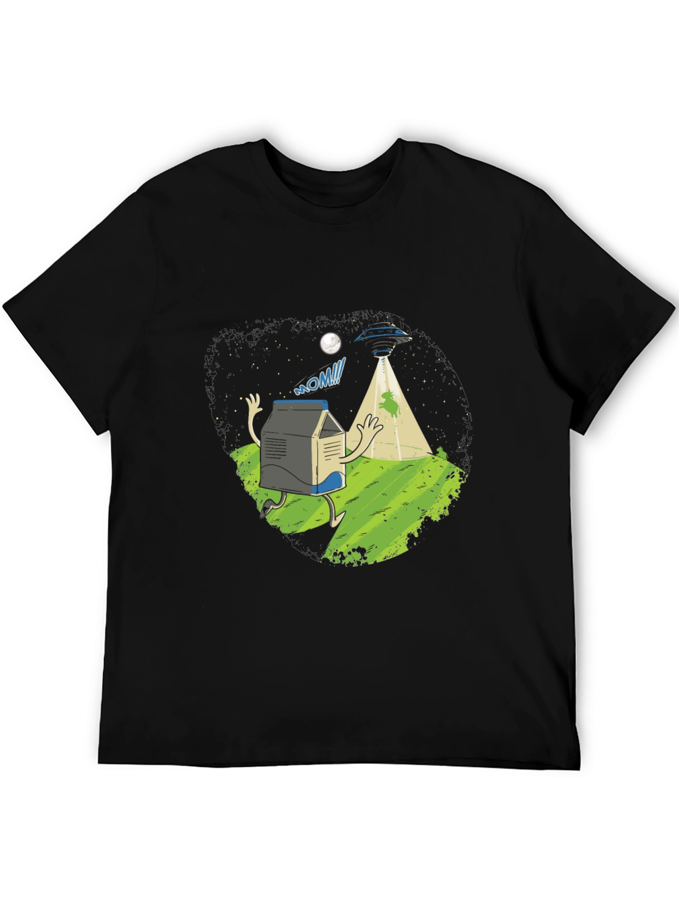 Alien Abduction Milk Carton T-Shirt