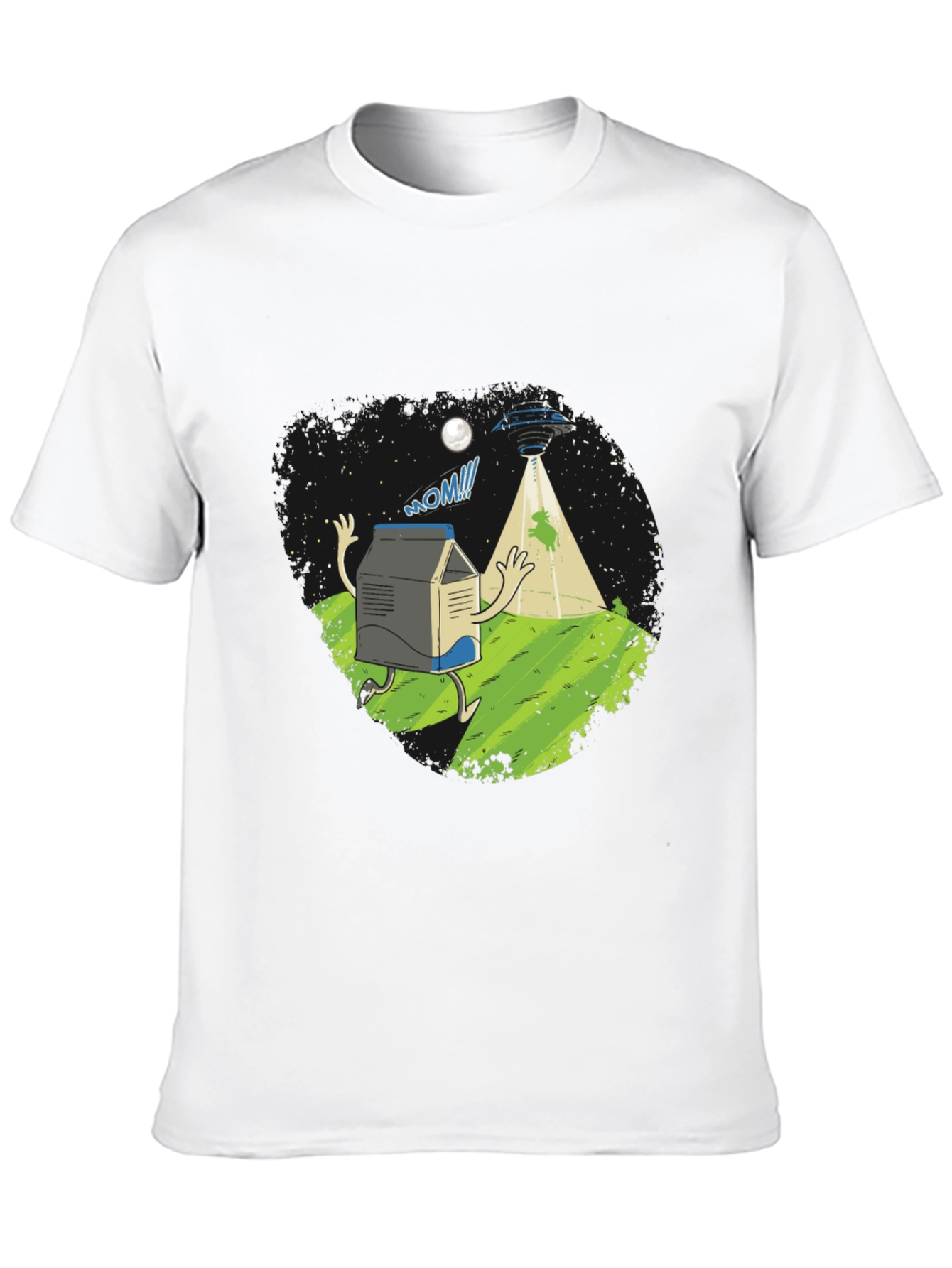 Alien Abduction Milk Carton T-Shirt