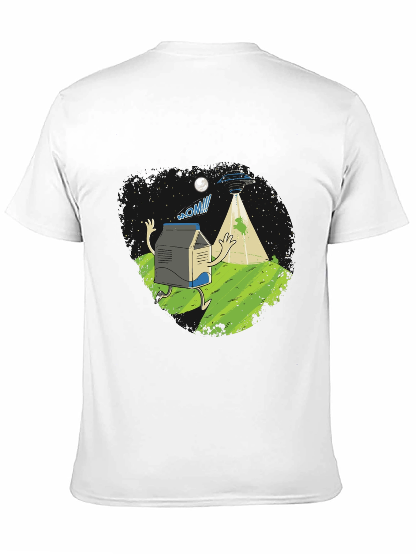Alien Abduction Milk Carton T-Shirt