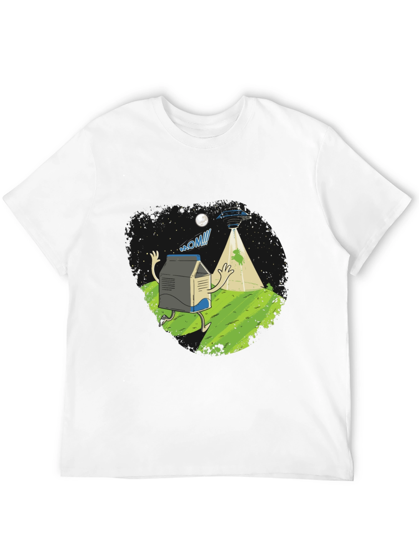Alien Abduction Milk Carton T-Shirt