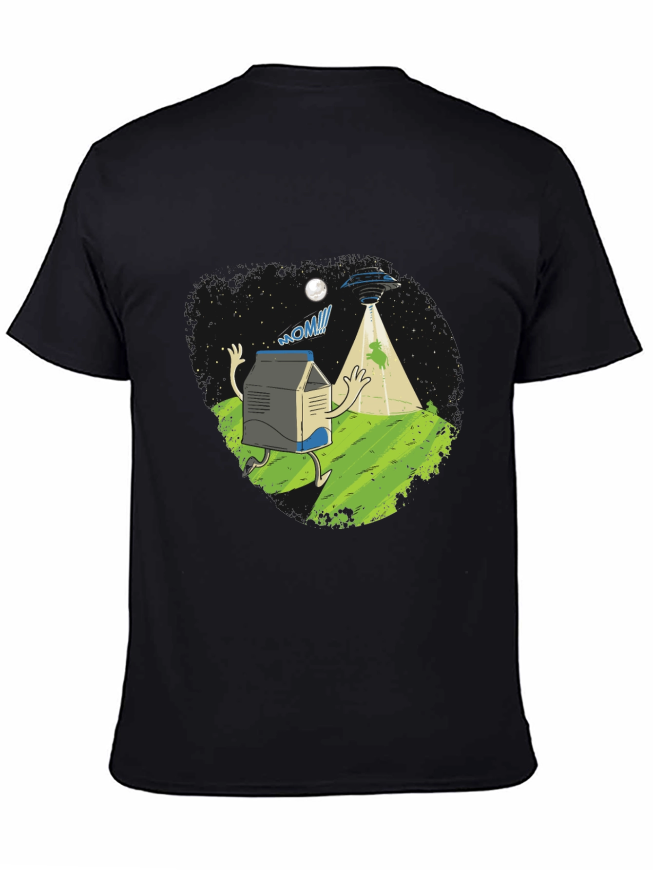 Alien Abduction Milk Carton T-Shirt