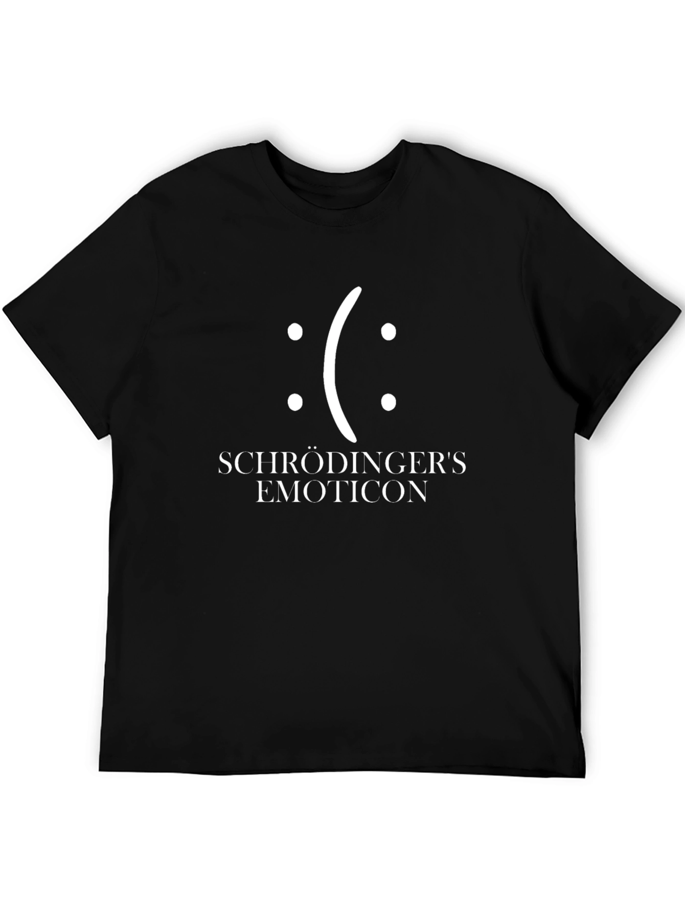Schrödingers Emoticon Funny T-Shirt