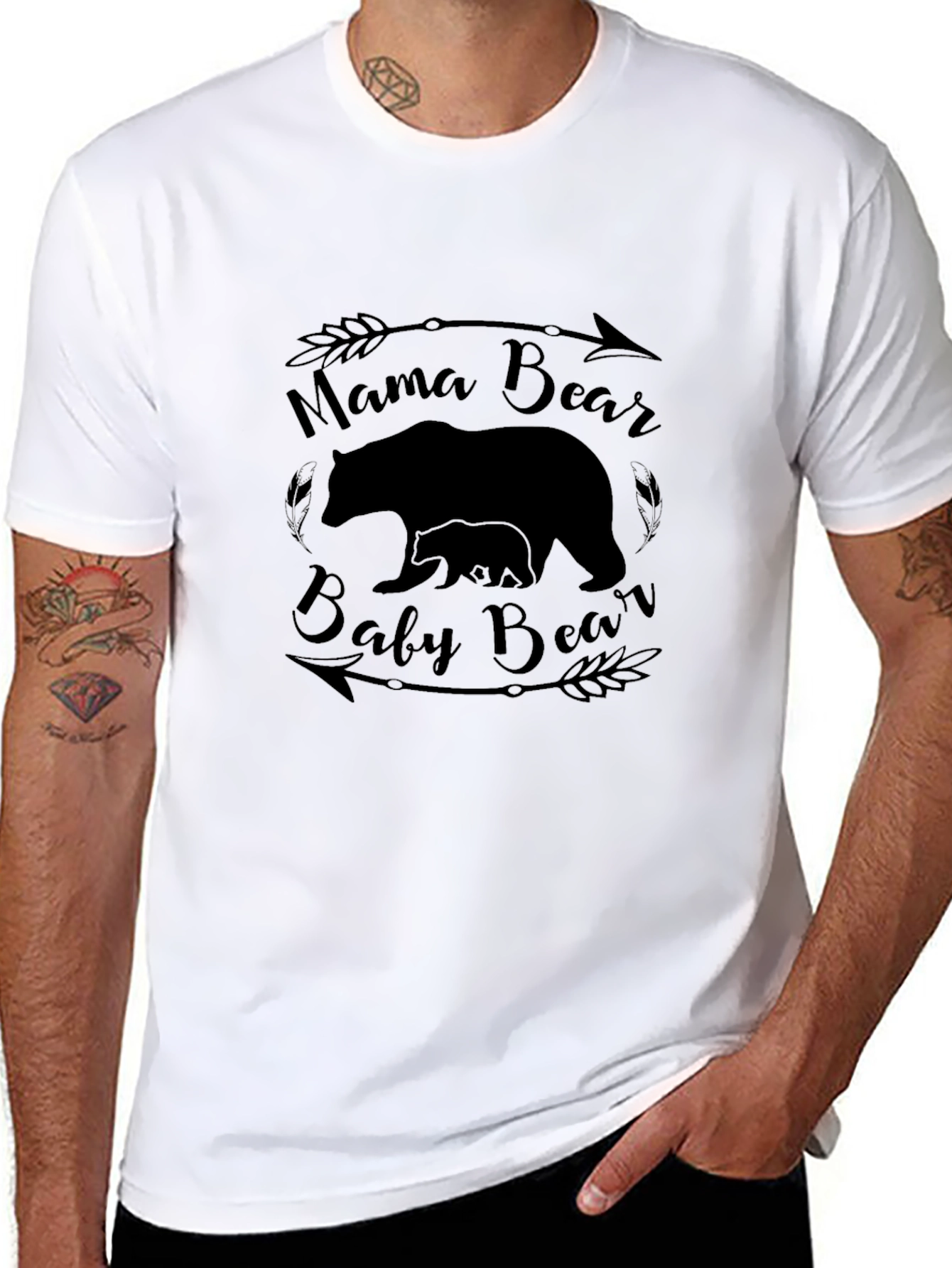 Mama Bear & Baby Bear Graphic Tee