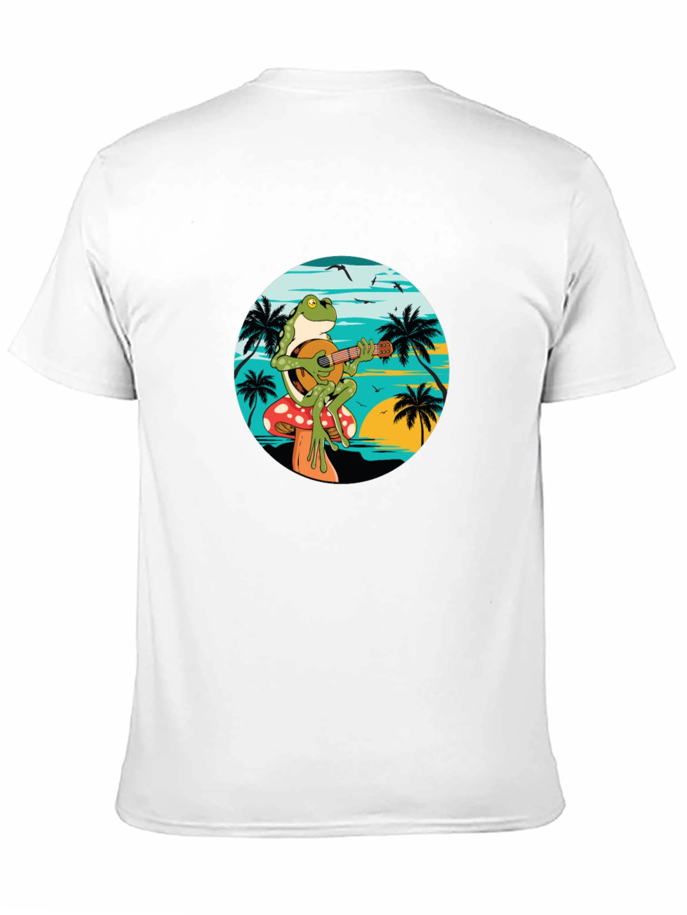 Frog Playing Banjo T-Shirt - Beach Vibes
