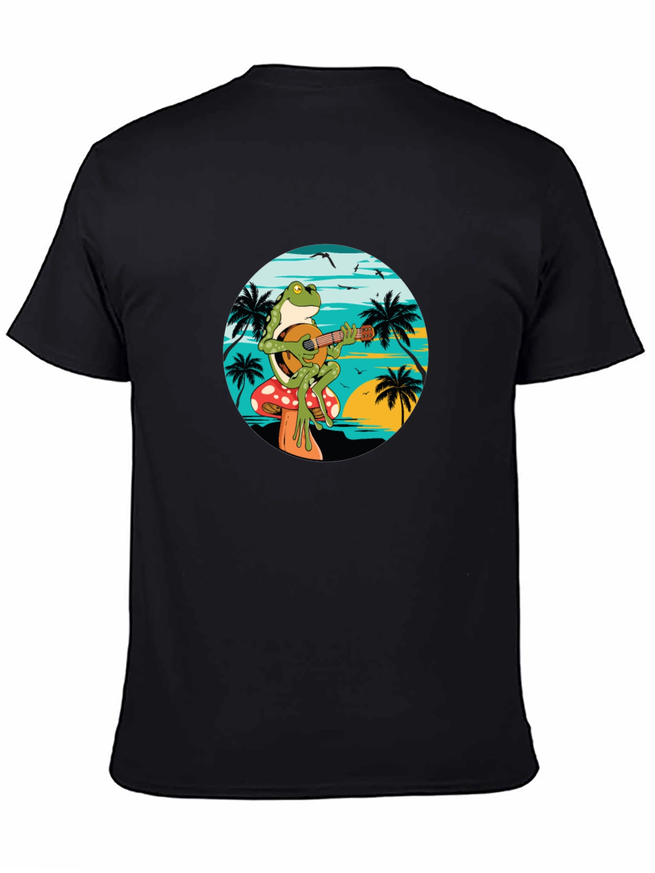 Frog Playing Banjo T-Shirt - Beach Vibes
