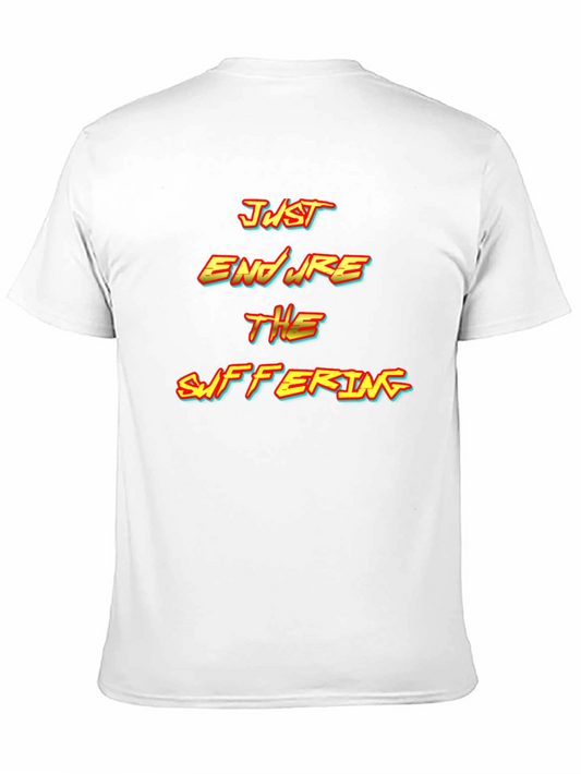 Just Endure T-Shirt - Motivational Black Tee
