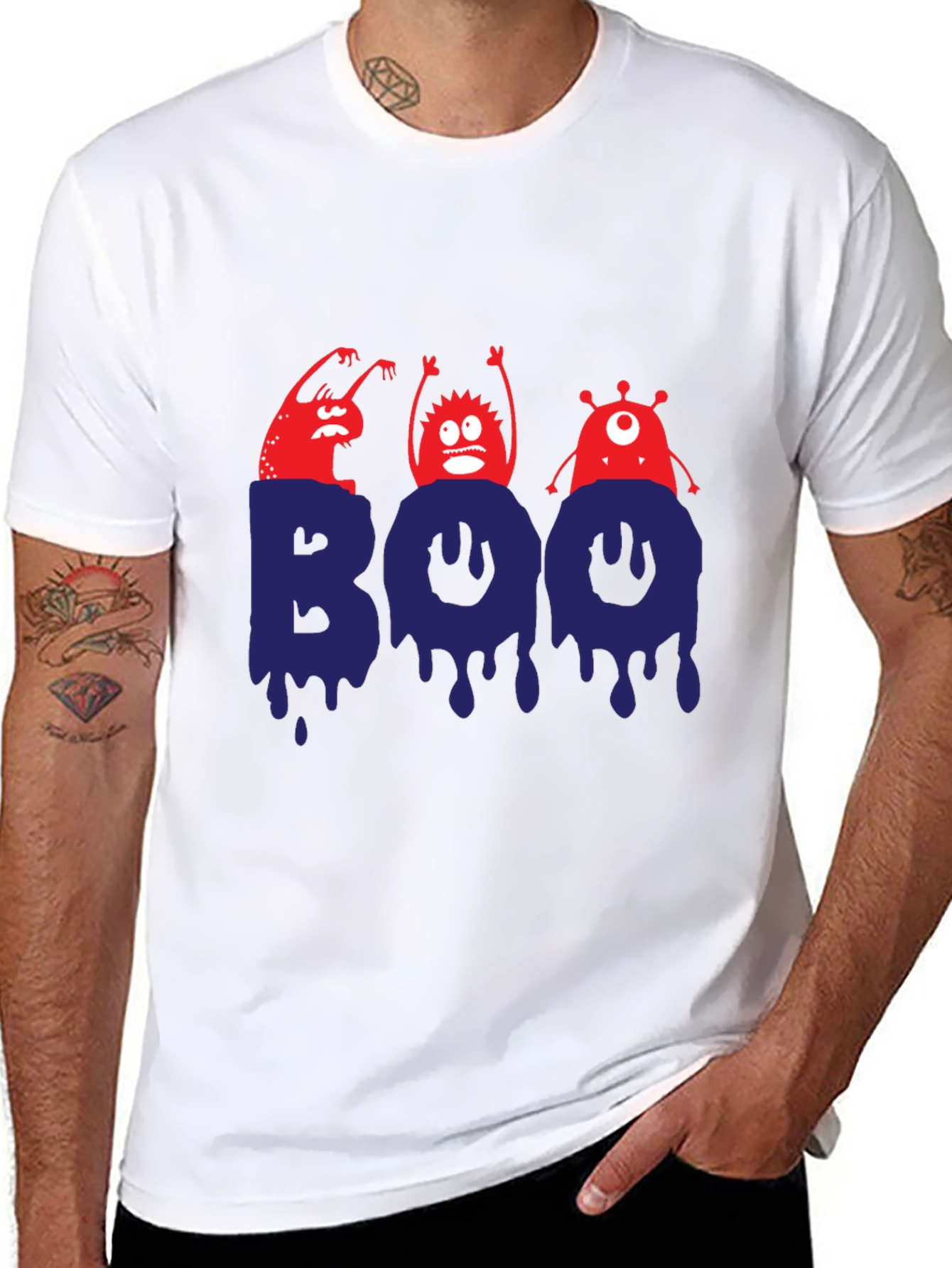 Spooky Boo Monster Halloween T-Shirt