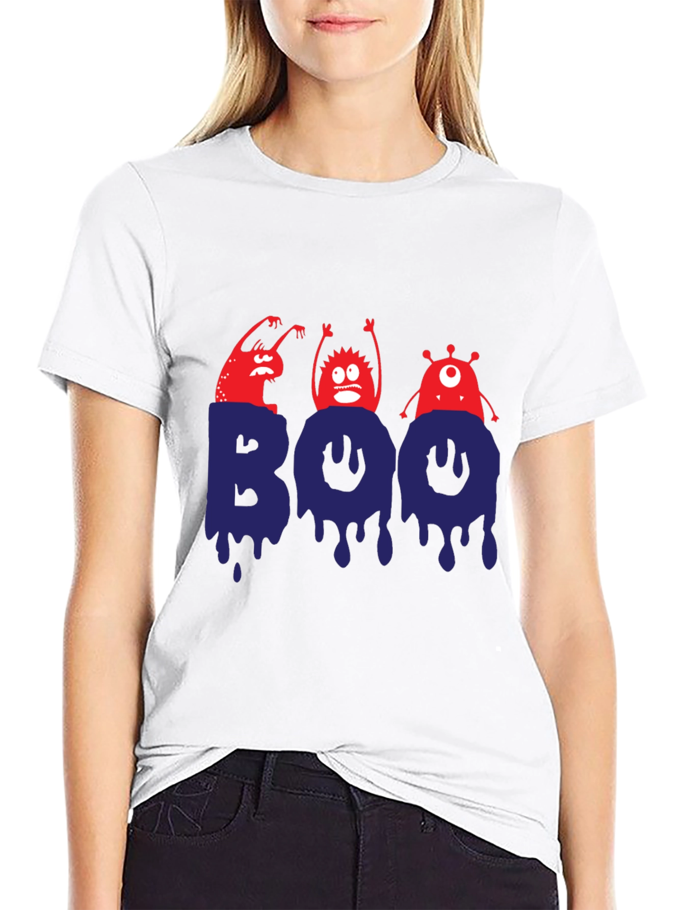Spooky Boo Monster Halloween T-Shirt