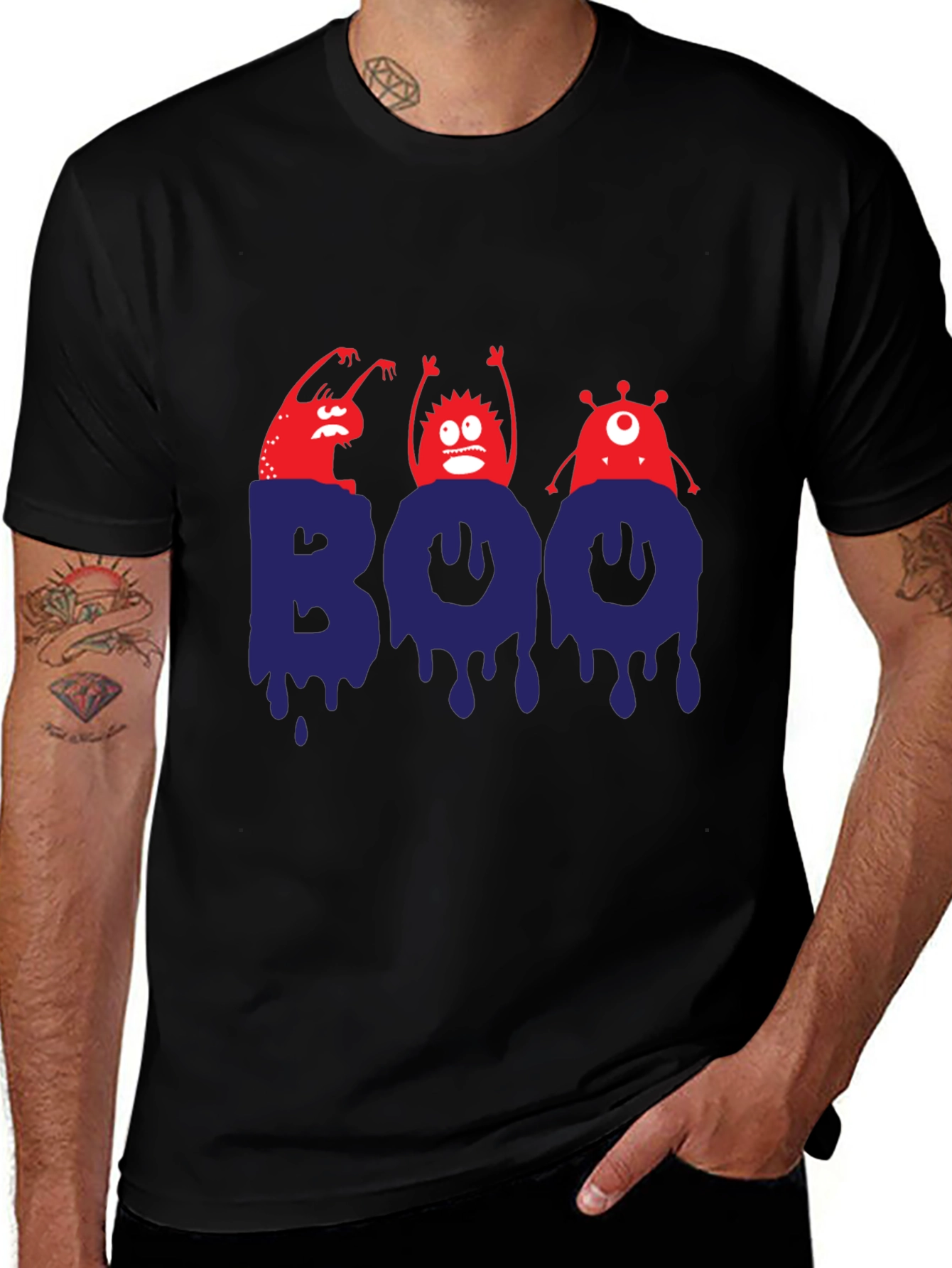 Spooky Boo Monster Halloween T-Shirt