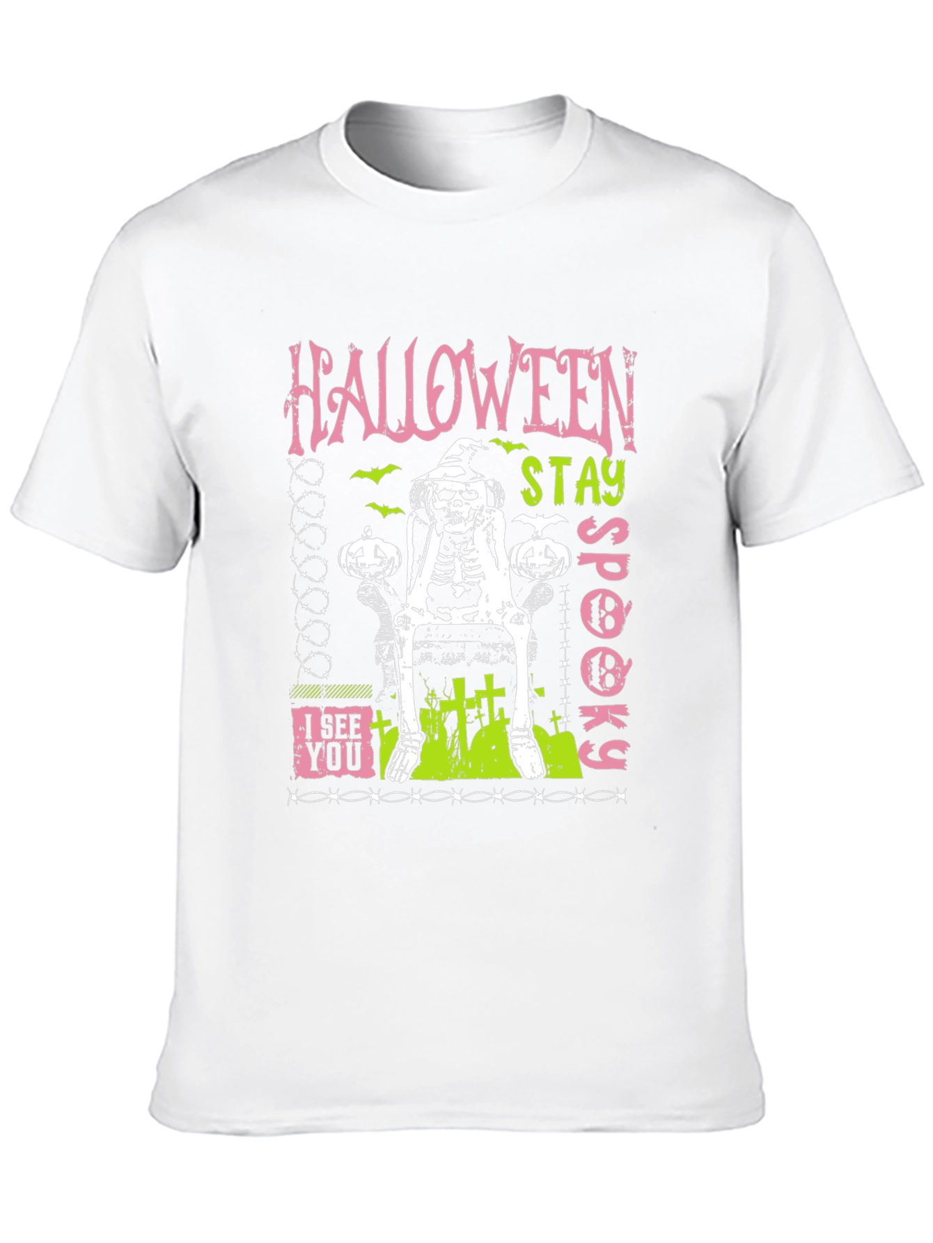 Halloween Stay Spooky Skeleton T-Shirt