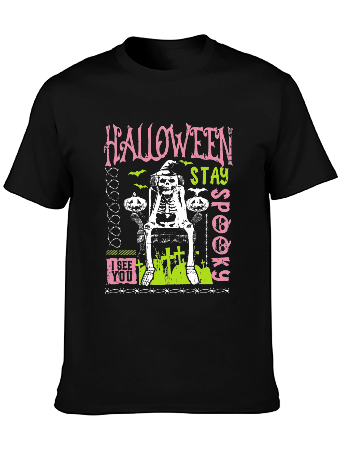 Halloween Stay Spooky Skeleton T-Shirt