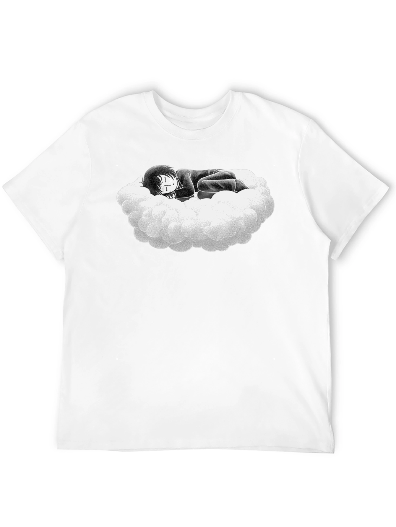 Dreamy Cloud Graphic Tee - Soft Cotton Comfort