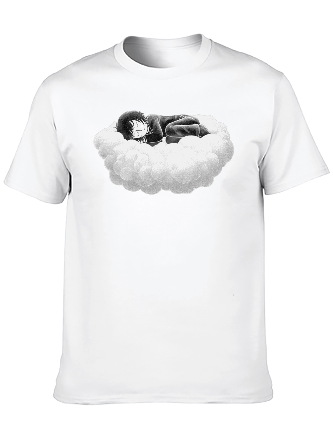 Dreamy Cloud Graphic Tee - Soft Cotton Comfort