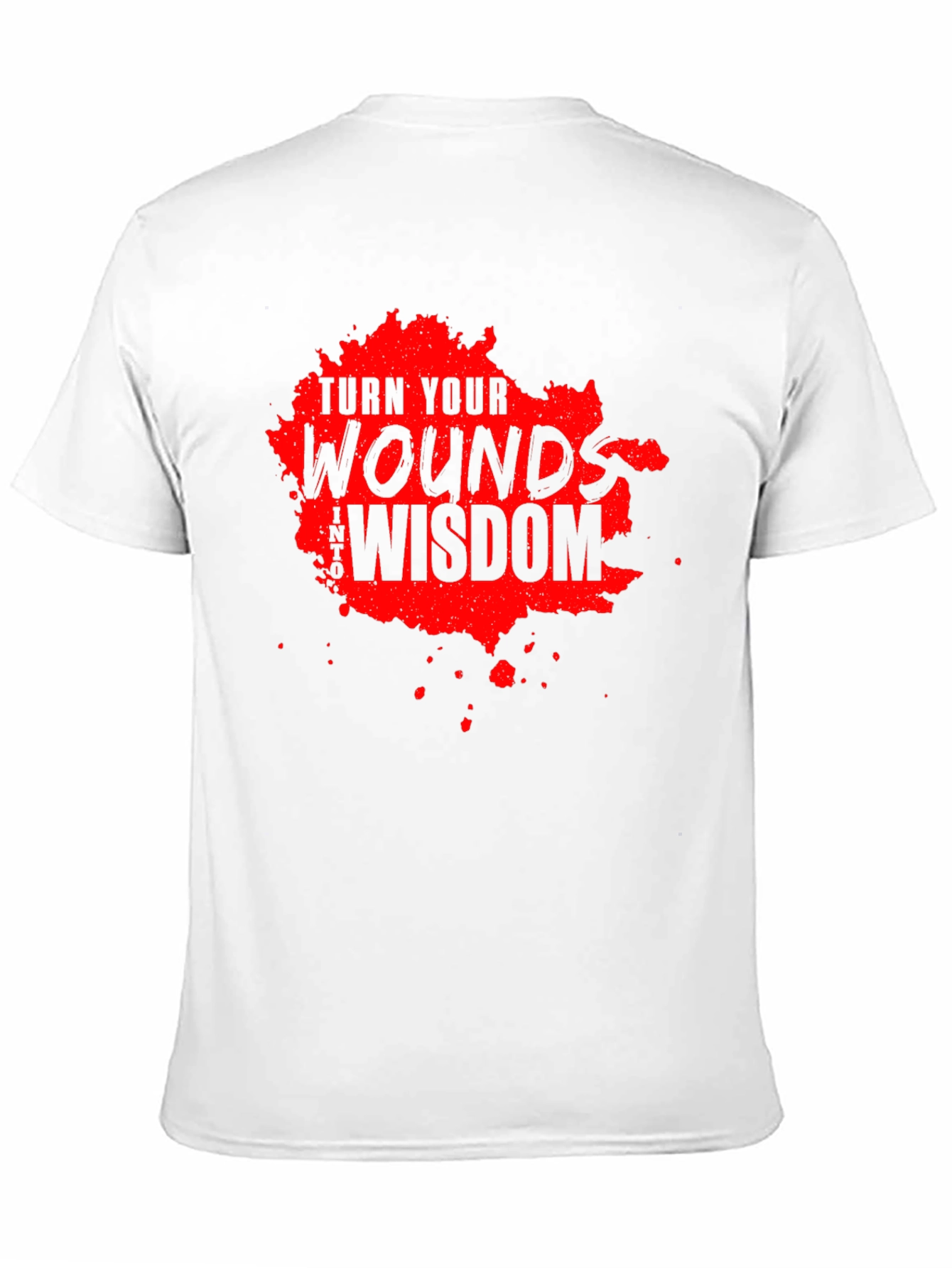 Turn Your Wounds Into Wisdom Black T-Shirt