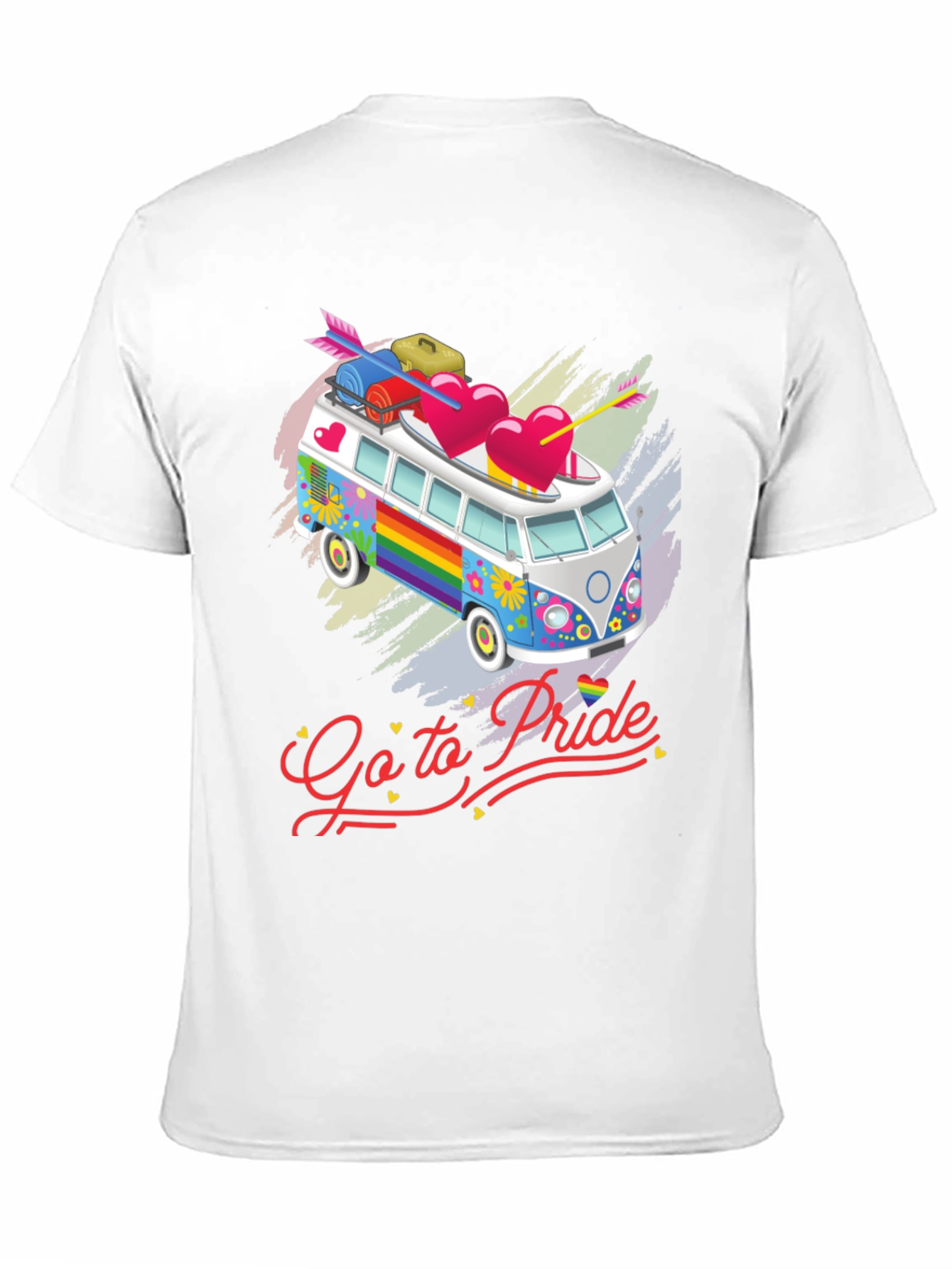 Pride Rainbow Bus T-Shirt
