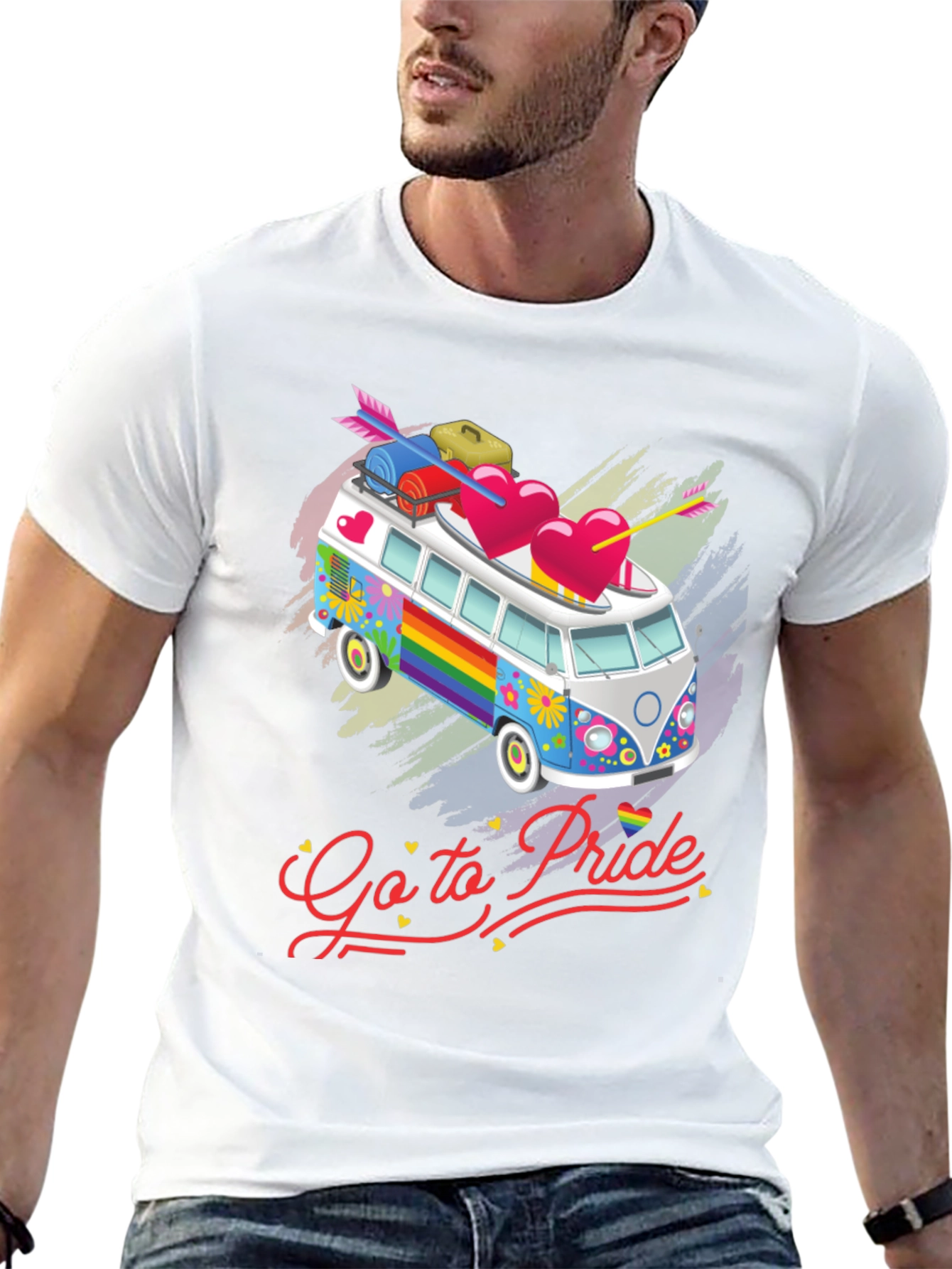 Pride Rainbow Bus T-Shirt