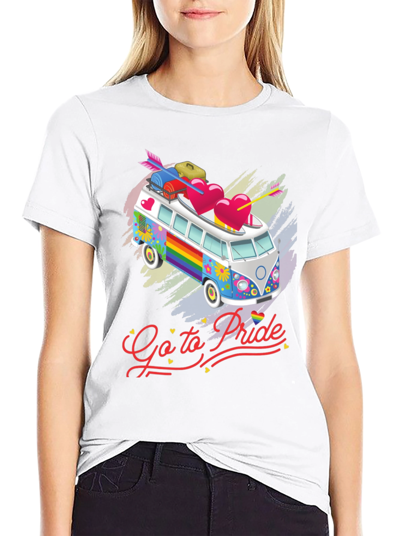 Pride Rainbow Bus T-Shirt