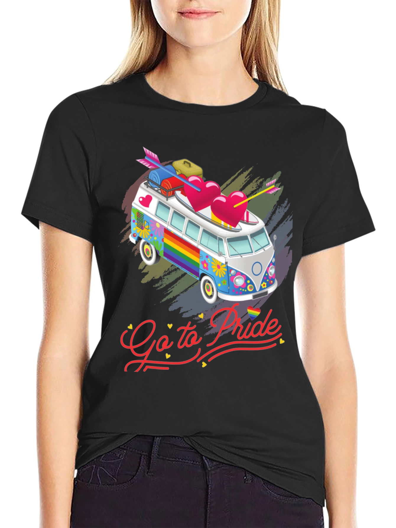 Pride Rainbow Bus T-Shirt