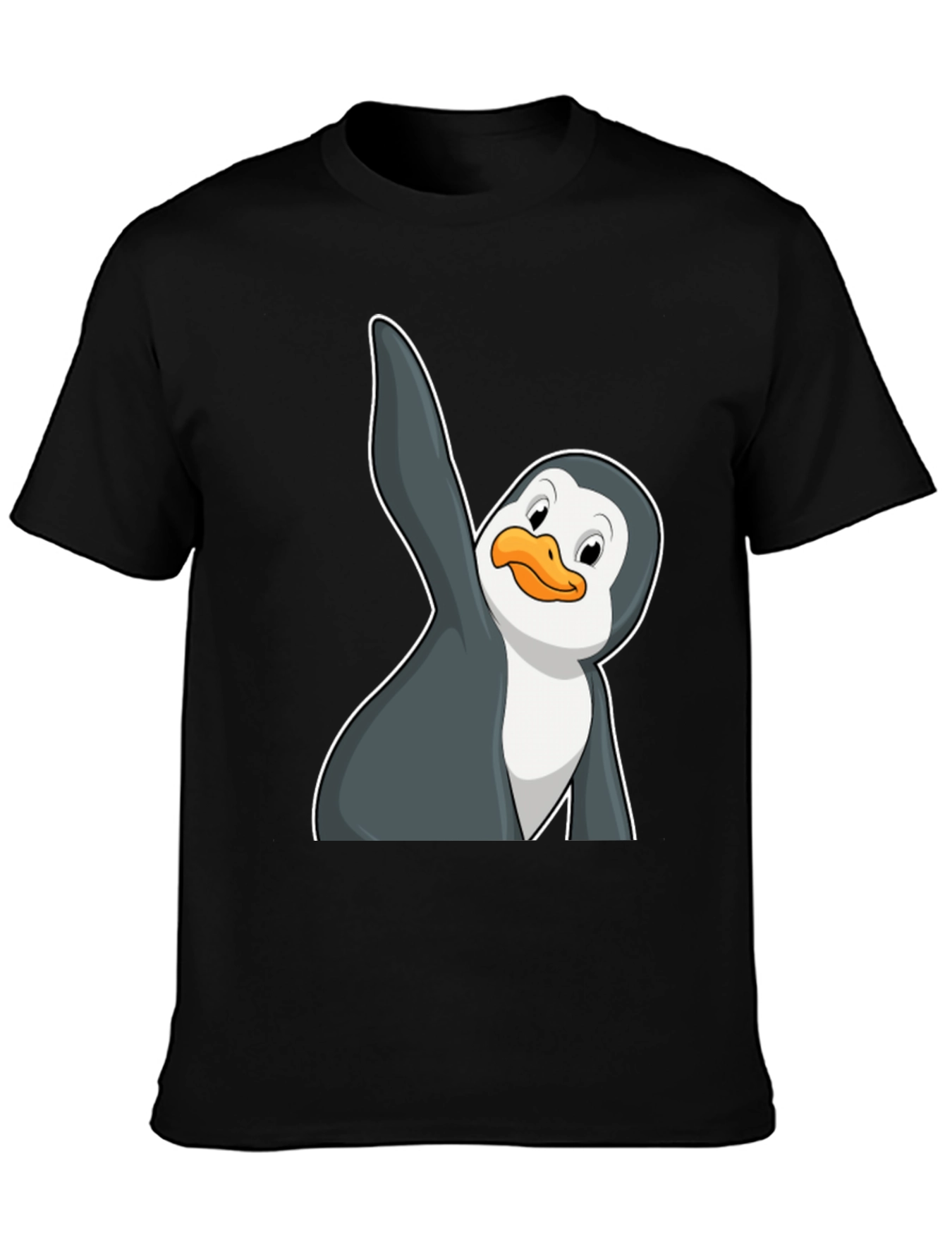 Penguin Graphic Tee - Mens Black T-Shirt