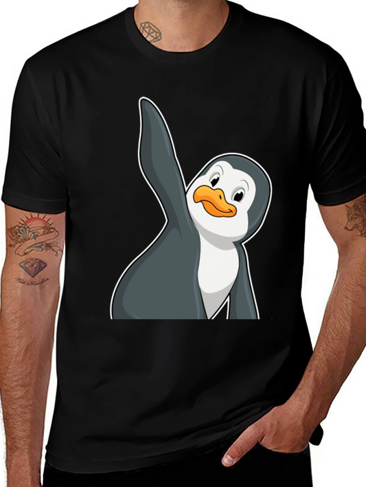 Penguin Graphic Tee - Mens Black T-Shirt