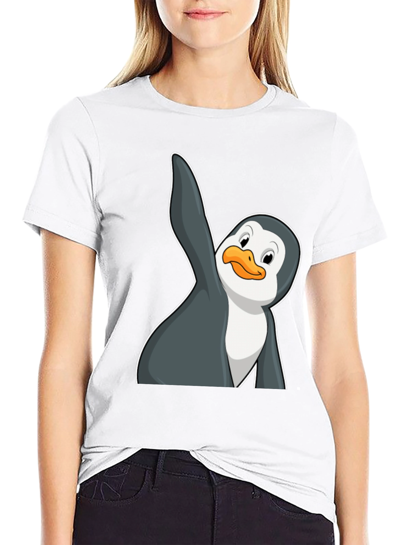 Penguin Graphic Tee - Mens Black T-Shirt