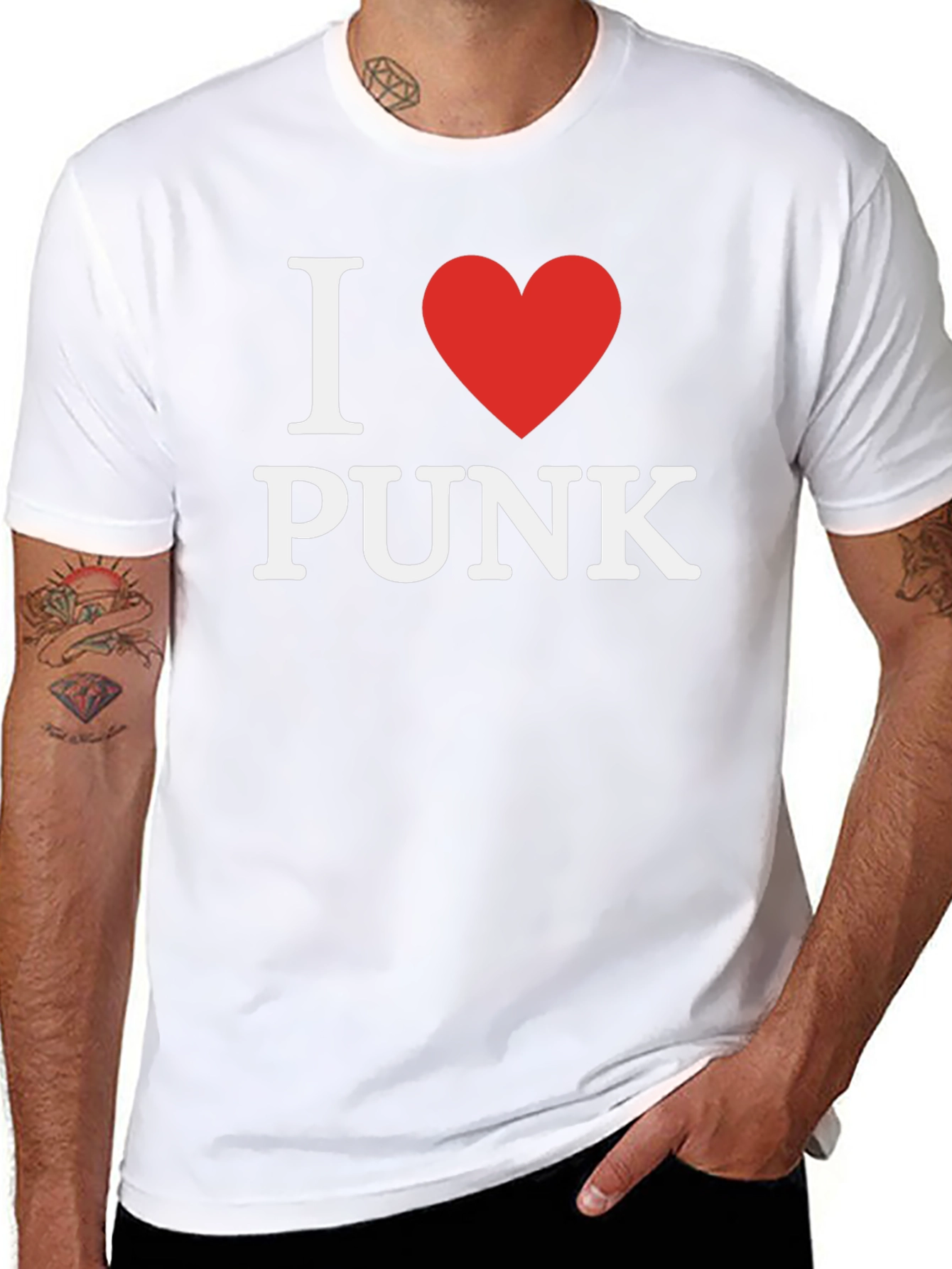 I Heart Punk Black T-Shirt