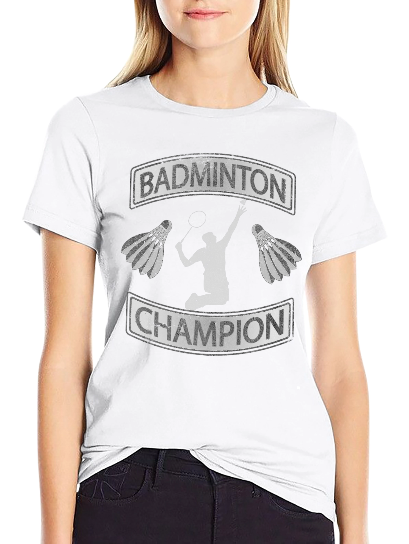 Badminton Champion Graphic T-Shirt