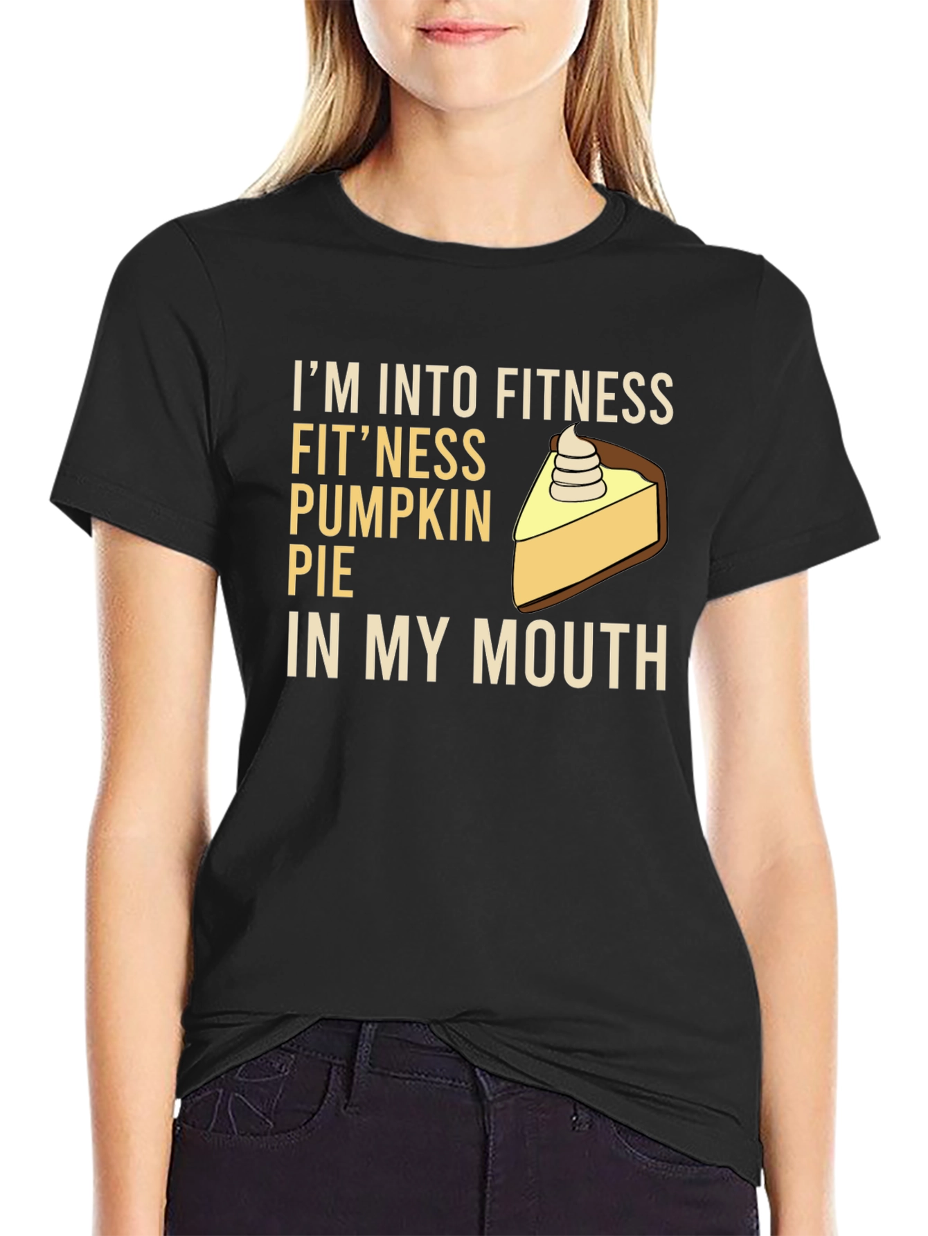 Fitness Pumpkin Pie T-Shirt - Funny Thanksgiving Tee