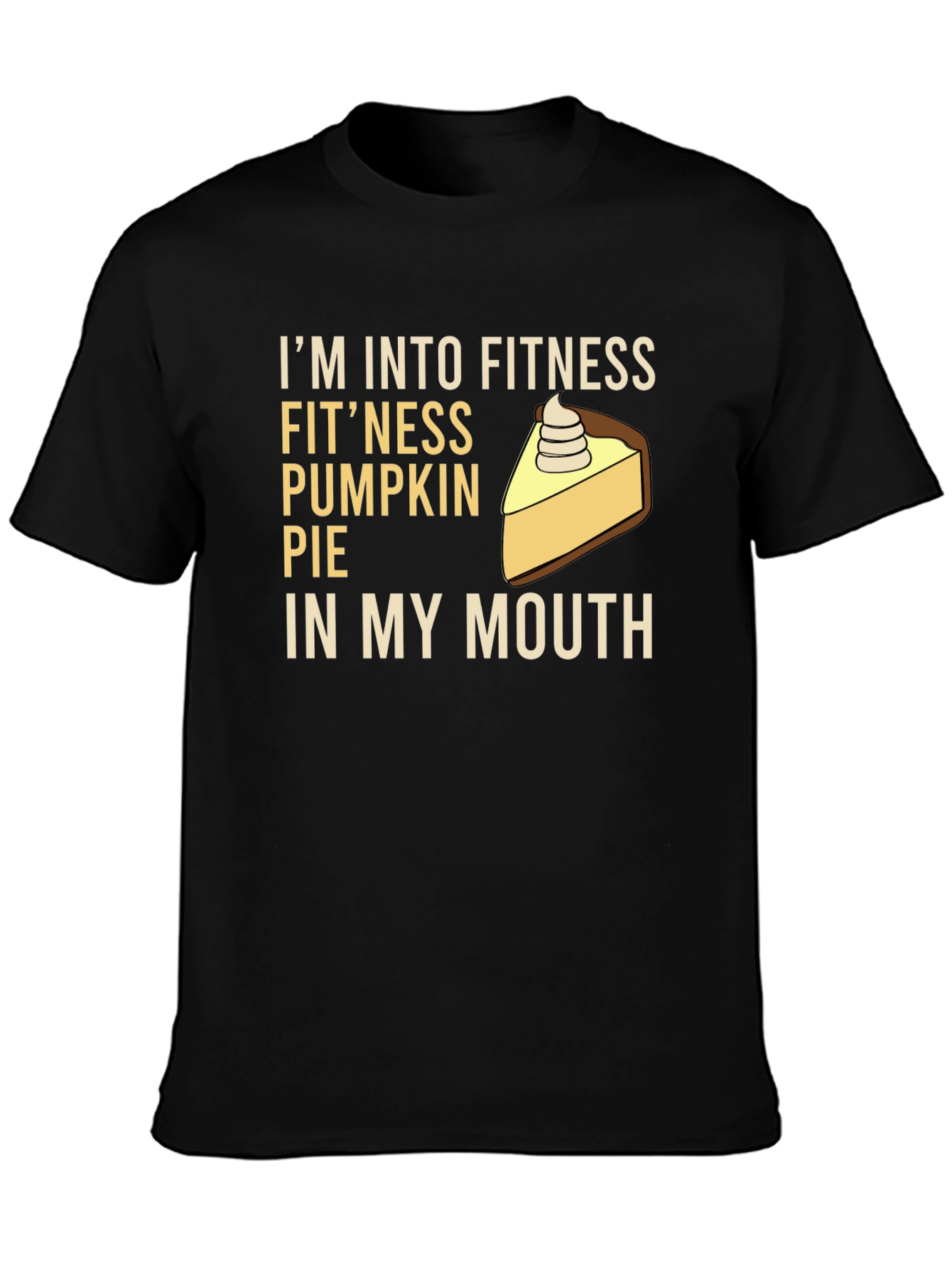 Fitness Pumpkin Pie T-Shirt - Funny Thanksgiving Tee