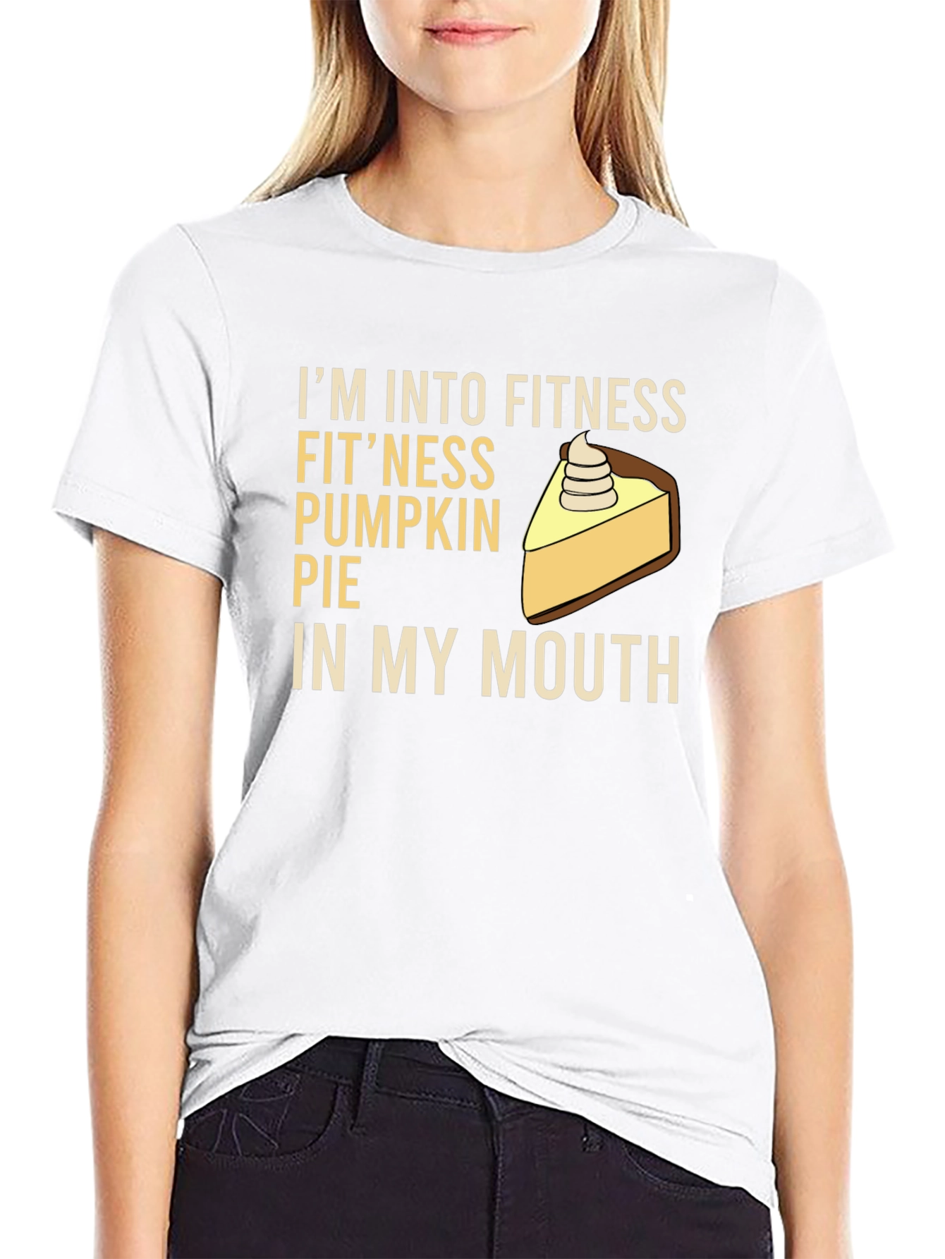Fitness Pumpkin Pie T-Shirt - Funny Thanksgiving Tee