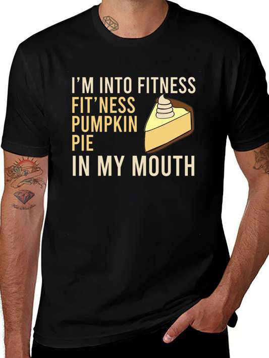 Fitness Pumpkin Pie T-Shirt - Funny Thanksgiving Tee