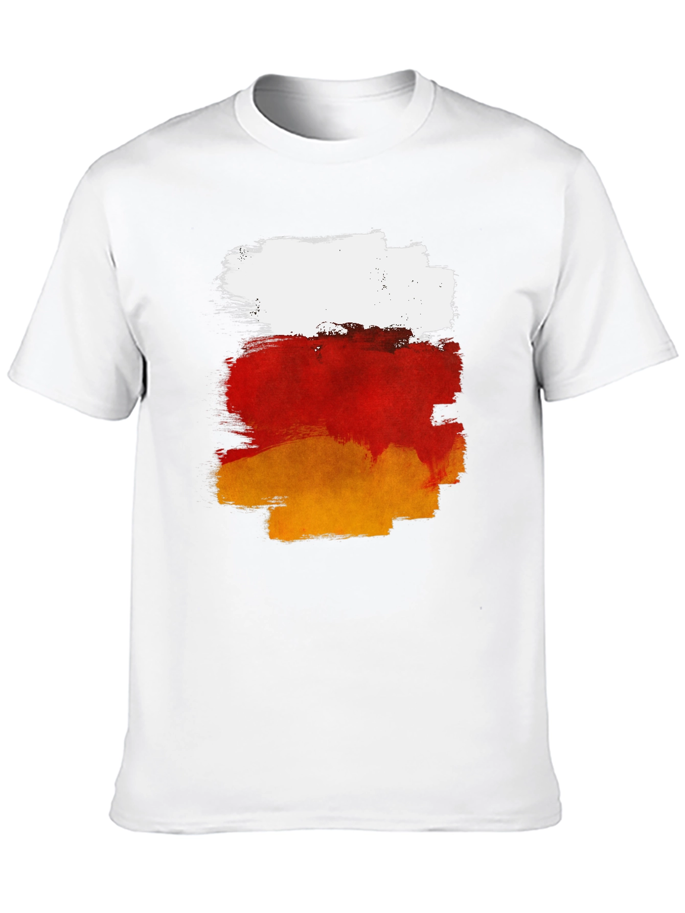 Abstract Brush Stroke Graphic T-Shirt