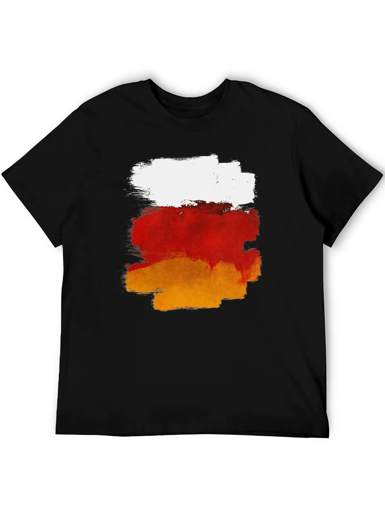 Abstract Brush Stroke Graphic T-Shirt