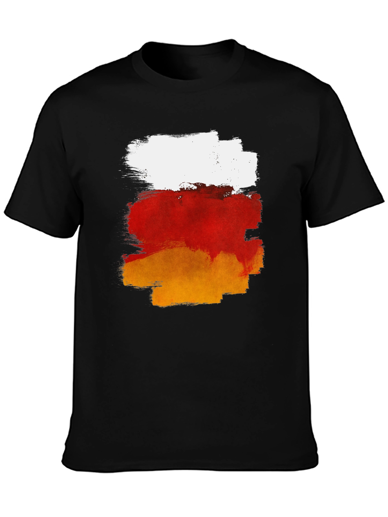 Abstract Brush Stroke Graphic T-Shirt