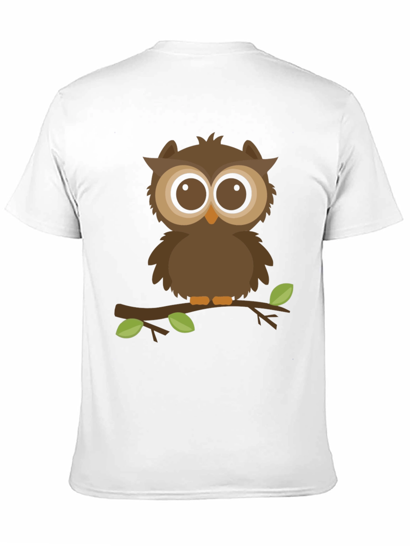 Owl Graphic Black T-Shirt - Nature Lover Tee