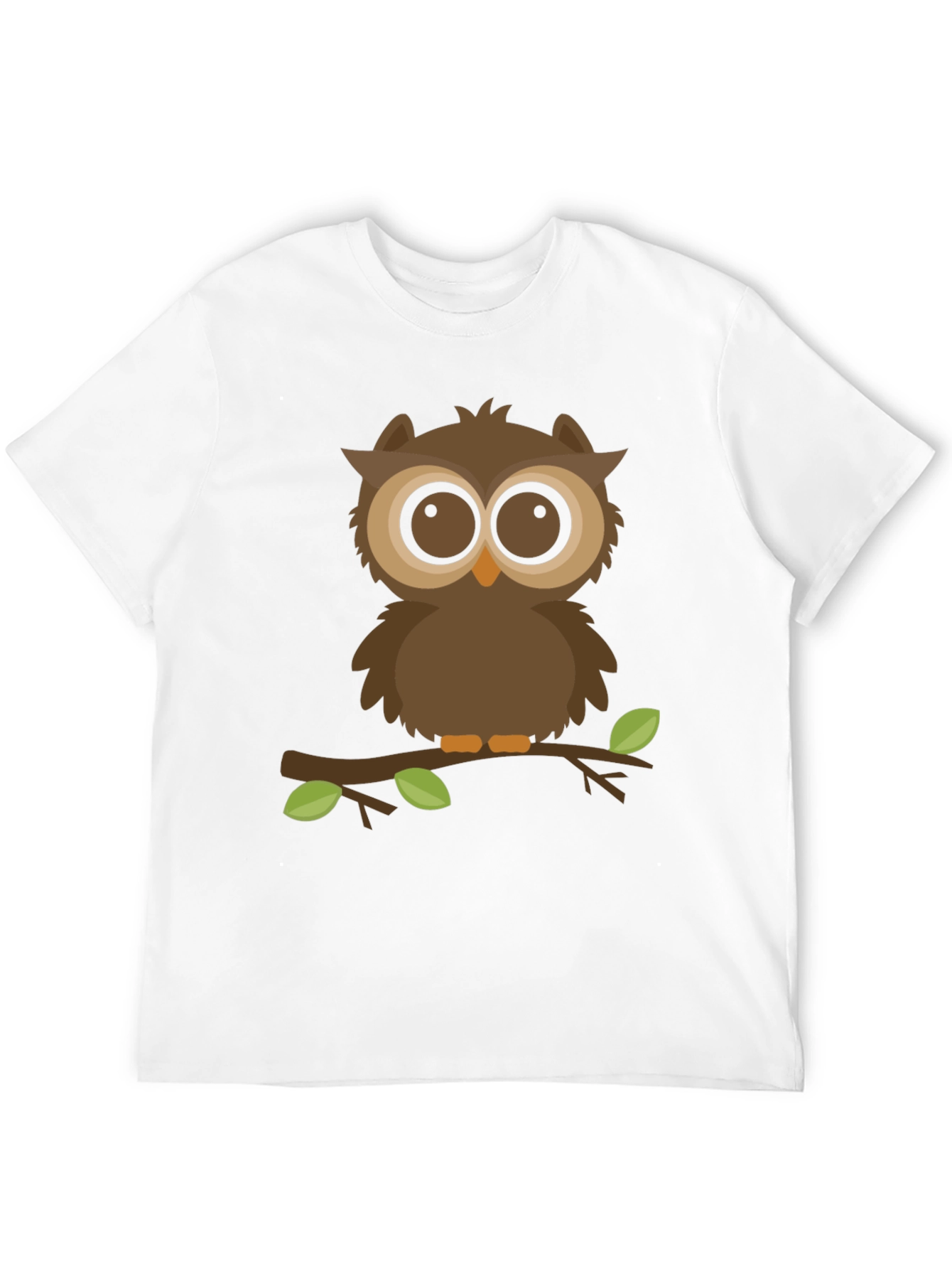 Owl Graphic Black T-Shirt - Nature Lover Tee