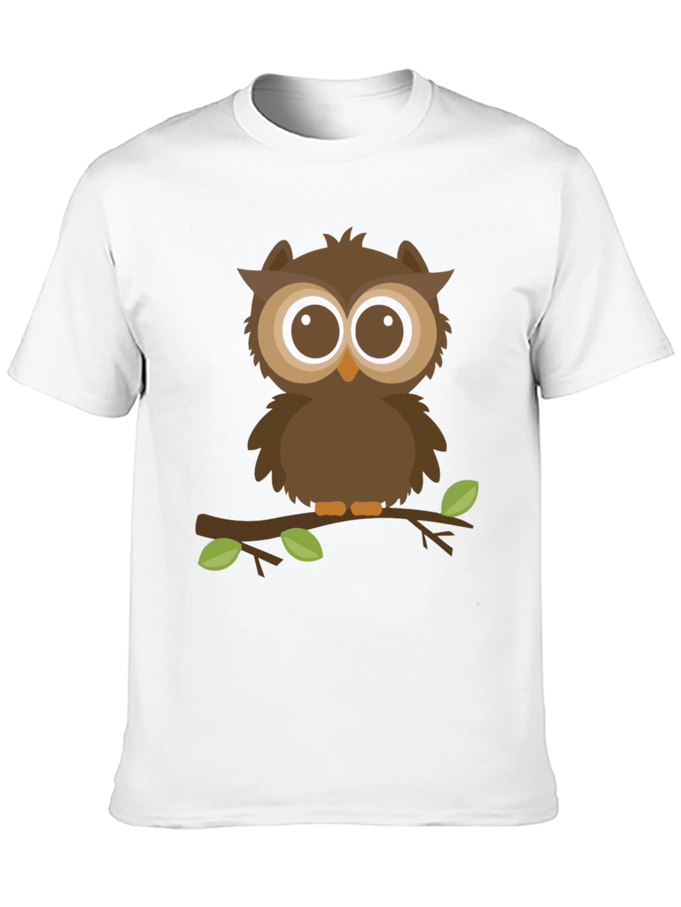 Owl Graphic Black T-Shirt - Nature Lover Tee