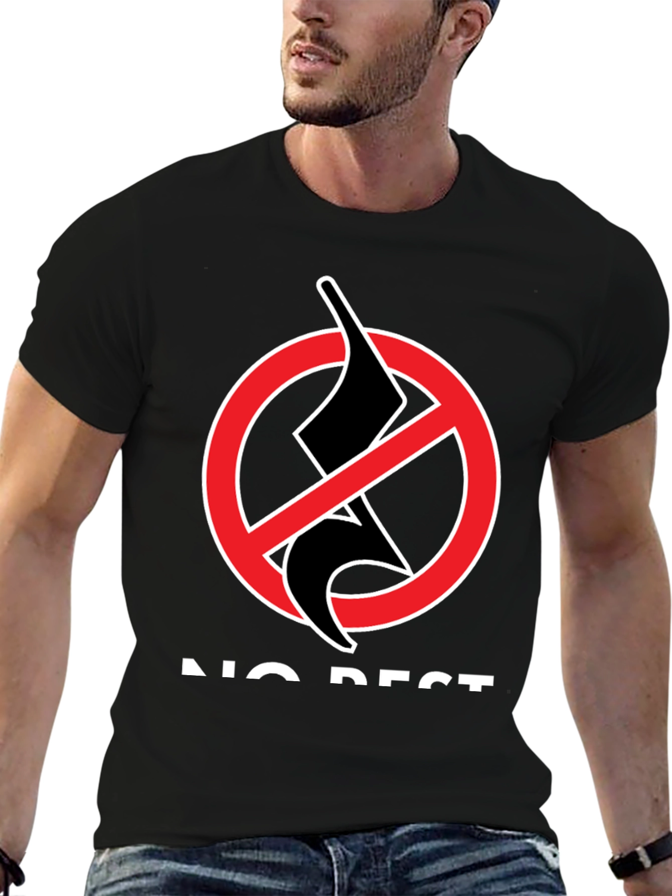 No Rest T-Shirt - Black Graphic Tee