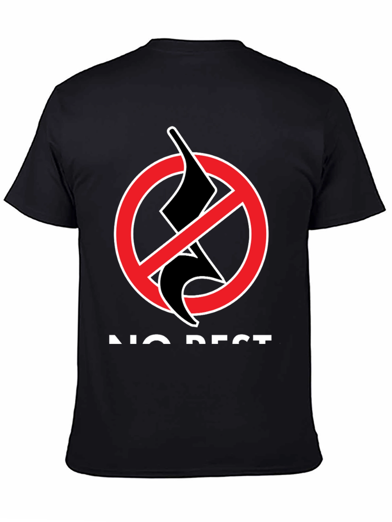 No Rest T-Shirt - Black Graphic Tee