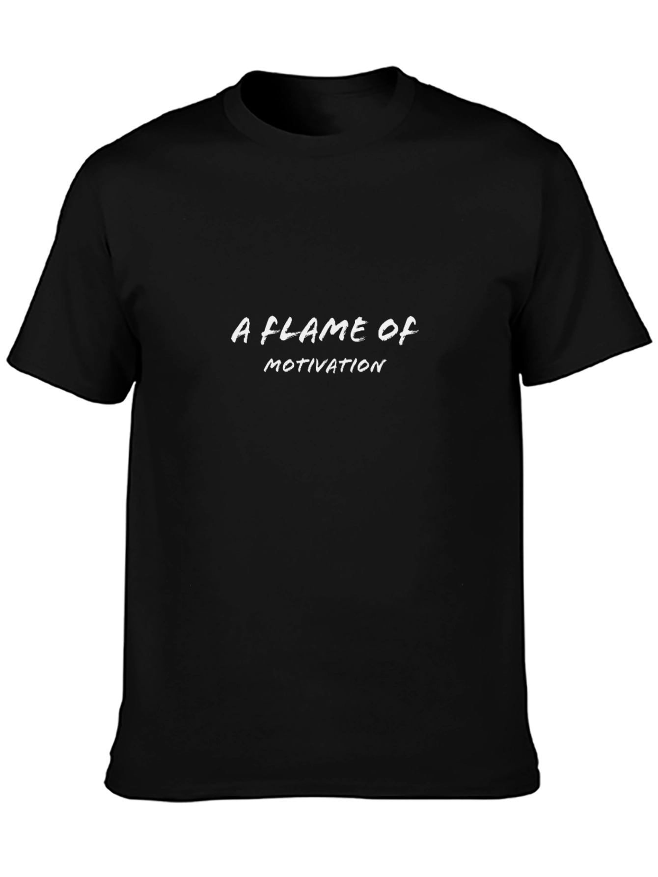 A Flame of Motivation Black T-Shirt